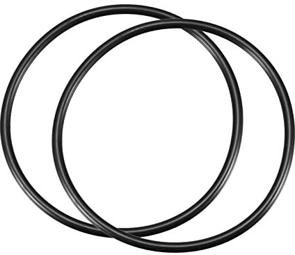 QUARKZMAN Nitrile Gomma O-Ring 115mm x 105mm x 5mm Guarnizioni di Tenuta Anelli Rubinetti Rotondo Guarnizione Rondella per Rubinetto Idraulica Riparazione Sigillatura Connessione, 2 Pezzi