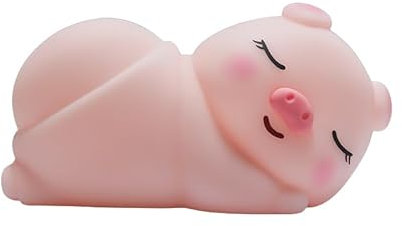 SHYOSUCCE Luz nocturna para niños, control táctil de silicona para niños, lámpara de noche LED para bebé, luz de lactancia con carga USB para habitación infantil, habitación de bebé (Rosa)