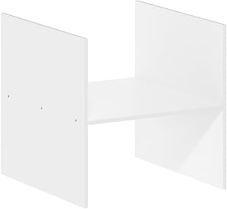 Furinno Cubicle H-Shelf kub organiseringsinsats (passar inte IKEA Kallax-hyllor), vit