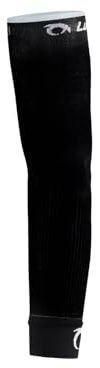 Lurbel Brave, Manguitos Compresivos, Manguitos para Ciclismo, Mangas para brazos, Térmico, Unisex (Negro, L)