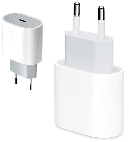 Chargeur USB C 20W, Adaptateur Secteur USB-C Prise Murale Charge Rapide Compatible avec Smartphones et Tablettes, Bloc Alimentation USB Type C Compact et Portable