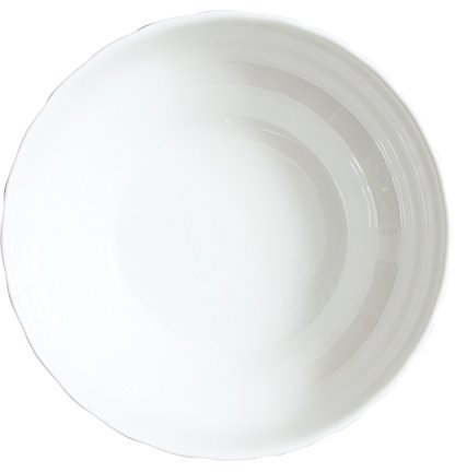 H&H Pengo 5060323 Coste Insalatiera, Porcellana, 23 cm, Bianco