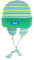 Döll Unisex - Baby Mütze Bindemütze Jersey, Gr. 37, Blau (Kelly Green 5140)