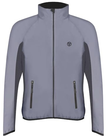 Proviz Men's Reflect 360 Running Jacket - Silver/Black, Large