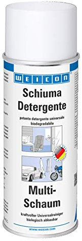 WEICON Multi-Foam, 400 ml, detergente in schiuma per tappezzeria, finestre, moquette, metallo, plastica, detergente universale