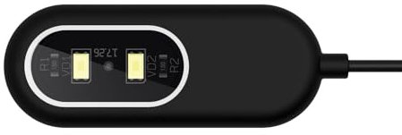 AquaLighter Collar PicoTablet - schwarz - Nano-Aquarium LED Beleuchtung - zum Auflegen auf Abdeckscheibe - 1 Watt 100 Lumen 6500 Kelvin