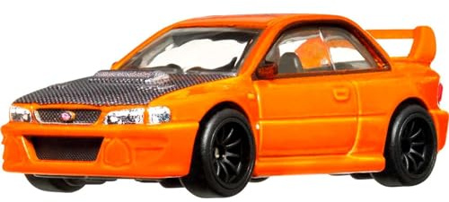 Hot Wheels Car Culture Circuit Legends Vehículos para niños de 3 años en adelante, Subaru WRX Sti 22B, colección premium de vehículos de cultura de autos a escala 1:64