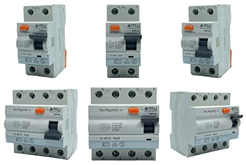 Fehlerstromschutzschalter FI-Schutzschalter FI-Schalter 2-4Pol 16-25-40-63A 30mA (4-Polig 25A 30mA)