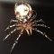 UpGLeuch 3D Metall Puzzle Spinne Modell Kit mit Lampe, DIY 3D Metal Mechanical Model Erwachsene mit Werkzeugsatz, 3D Modellbausatz Metall Desktop Spielzeug Geschenke