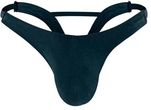 JFAN Jockstrap herr tanga stringtrosor män andas låg midja höjd män string stringtrosor med stöd jockstrap sport kalsonger manliga sportunderkläder för män, Marinblå, one size