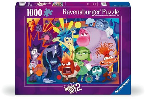 Ravensburger - Puzzle 1000 Piezas Inside out 2 | Puzzle Adultos | para Toda La Familia | 70x50 Cm | Rompecabezas Adultos | Regalo Navidad