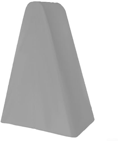 Bâche pour échelle de piscine hors sol, protection en tissu Oxford résistant aux intempéries, avec accès latéral, pour marches de plate-forme de piscine, 122 à 142 cm (gris)