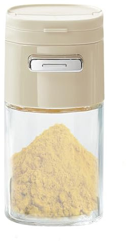 Sucrier | Distributeur de sel en verre pressé - Doseur précis pour portionner, rangement antidérapant pour cuisine table à manger