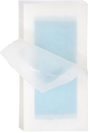 Dioche Dubbelsidiga Vaxremsor för Hårborttagning Non Woven Tyg Vaxningsremsor för Ben Armar Underarmar Bikinilinje 10 St Individuellt Förpackade (Kamomill)