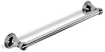 Croydex Westminster Wall Mounted Towel Rail with Zinc Alloy Construction, Chrome