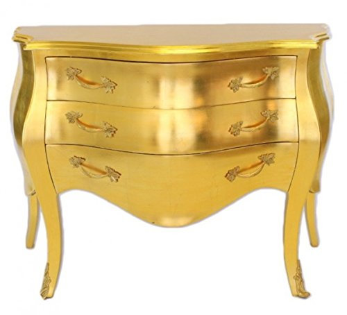 Casa Padrino Comò Barocco Oro 100 cm - Soggiorno in Stile Antico