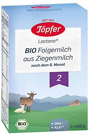 TÖPFER Bio Folgemilch auf Ziegenmilchbasis 2 400 Gramm