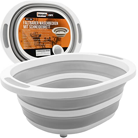 Évier Pliable Camping Car | Planche à Découper en Silicone et Plastique | Evier Multifonction | Bassine Portable | Gadget Utile Multifonctionnel