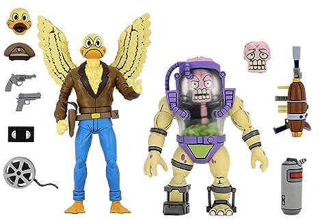 TMNT (Cartoon) – 7” Scale Action Figures – Ace Duck & Mutagen Man 2 Pack