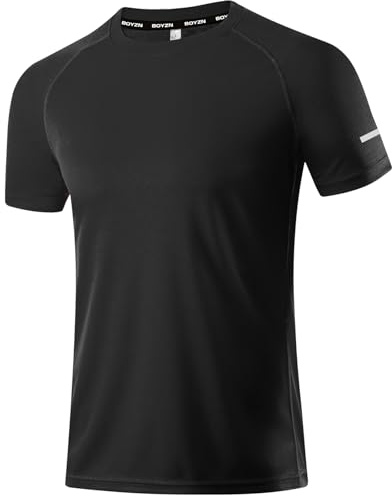 Boyzn 1, 3 eller 5-pack sportt-shirts, herr, kortärmade t-shirts, funktionell skjorta, löpskjorta, snabbtorkande ventilerande sportskjorta, sommar, fitnessskjorta, träningströja för löpning, träning,