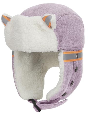 IPENNY Kinder Winter Trappermütze Warme Bombermützen mit Wintermütze mit Ohrenklappen Winddicht Skimütze für Jungen Mädchen im Alter von 3-8 Jahren