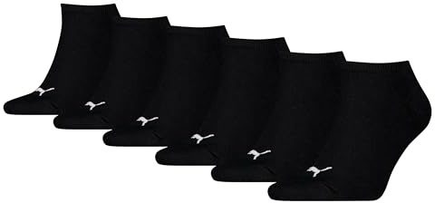 PUMA Unisex Sneaker Plain Baskets, Noir, 9-11 (Lot de 5) Mixte