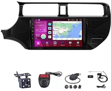 Genérico Radio estéreo para automóvil con Pantalla táctil Android HYMLMY de 10 Pulgadas, Reproductor de DVD, Bluetooth y cámara de Respaldo para KIA K3 Rio K3 2012-2016 (M150S WiFi 2G+32G)