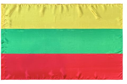 Durabol Bandera Lituania 150 x 90 cm Satén