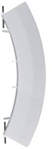 Bosch Siemens 635132 00635132 ORIGINAL Türverschluss Türgriff Griff Bullaugengriff Türhandgriff weiß mit Achsen Waschmaschine Waschautomat auch Constructa Neff Viva