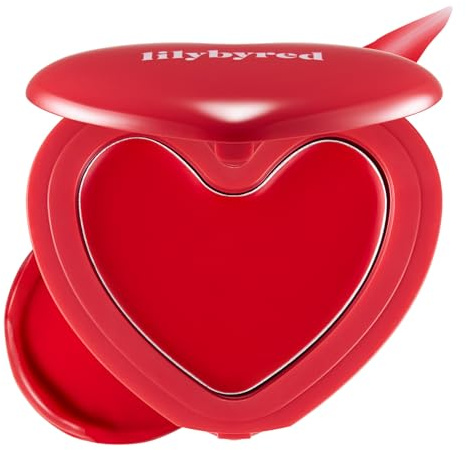 Lily By Red Luv Beam Cheek Balm (1, 04#Heart Attack Red, cuore ragazzo)