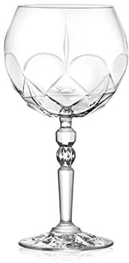 RCR Cristalleria Italiana S.p.a. Linie Alkemist | Cocktailgläser für Gin Tonic aus Glas, modernes Set mit 6 Kristallgläsern à 58 cl