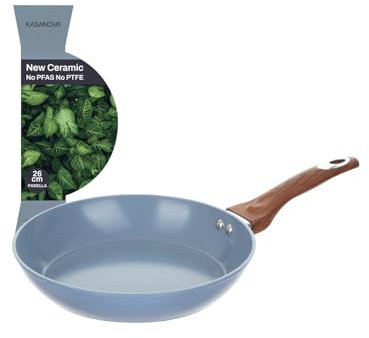 KASANOVA Padella in ceramica azzurro New Ceramic (26 cm)