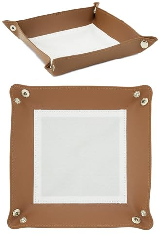 BLUECHOLON Taschenleerer, zusammenklappbar, aus PU-Leder, tragbar, multifunktional, für Schlüssel, Münzen, Telefon