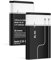 2 baterías BL-5C, 3000 mAh, batería de repuesto mejorada de 3,7 V de ion de litio con mayor capacidad para radio doméstica, altavoces BT, cámara