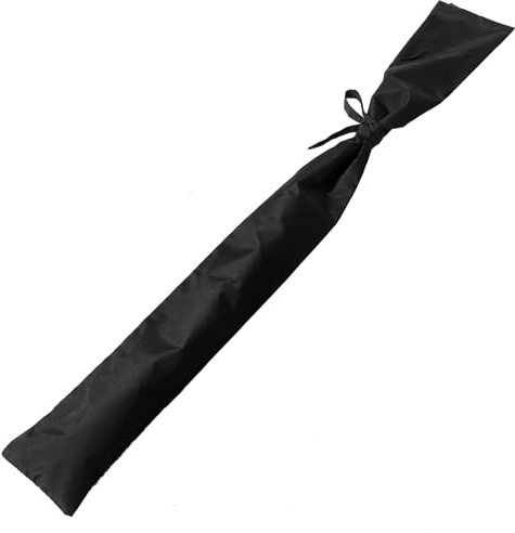 DIYEAH Japanese Sword Storage Bag 100cm Cotton Pouch with Strap Black Kendo Shinai Bamboo Sword Carrying Case for Martial Arts and Fencing Equipment