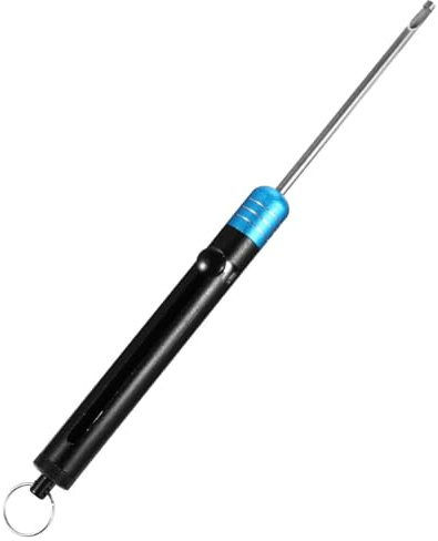MAGICLULU Dégorgeur 1pc D'hameçon en Alliage D'aluminium Bleu, Outil de Pêche Facile à Utiliser Entrer Facilement la Bouche du Poisson Portable