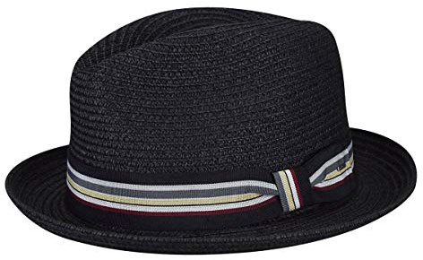 Bailey Salem Sombrero Trilby, Negro, M para Hombre
