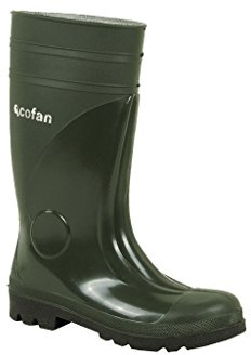 Vattenboot | Grön färg | S5-säkerhet | Storlek 42 | Tillverkad av PVC | Steel tå och innersula