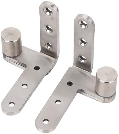 Cerniere per Porte Pivotanti in Acciaio Inossidabile 270 Gradi, Cerniere per Cancelli per Impieghi Gravosi, Cerniera a Inserto Sinistra-destra per Armadi, Carico 130 Libbre
