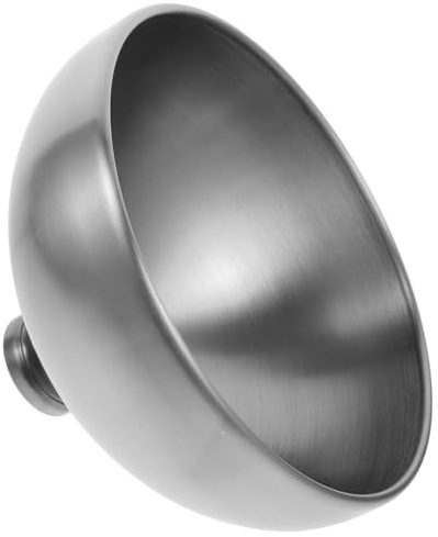 IMIKEYA de Acero Inoxidable para Bistec Tapa Protectora para Alimentos para Servir Comida Diseño Práctico con Asa para Cocina y Restaurante