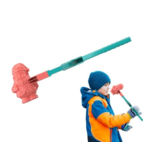 Forma e forma a palla di neve, giocattolo all'aperto a forma di Babbo Natale e | strumento di forma a palla di neve, per bambini e ragazze, appassionati di esterni, cortile, vacanze, parco giochi