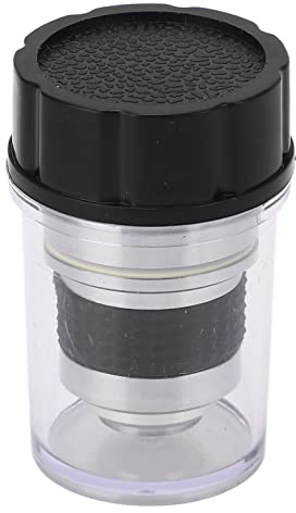 ZJchao Microscope Lens 100 100X Microscope Objective Size, Professional Replacement Lens for Biological Microscopes, Brass and Aluminum Alloy Construction