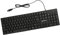 Manhattan Clavier d'ordinateur filaire - Clavier basique noir - avec câble USB-A de 1,4 m, 104 touches, supports pliables - Compatible avec Windows, PC, ordinateur portable - 179324