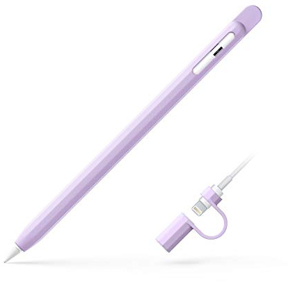 UPPERCASE Designs NimbleSleeve - Premium Apple Pencil 1 Case Sleeve Silicone Protective Holder for iPad Apple Pencil 1st Generation Only (Lavender)