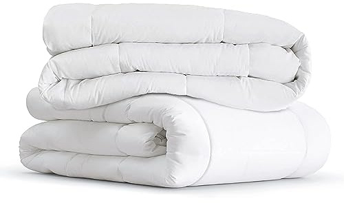 HOMEYA - Edredón de Fibra Duo 4 Estaciones 150 + 250 gr/m2 - Edredón Relleno Nórdico Cama 135, 220 x 220 cm- Suave, Transpirable, 100% Poliester