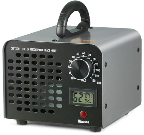 VEVOR Generatore di Ozono Purificatore d'Aria 36000 mg/h Generatore Ozono per Sanificare Aria Commerciale Industriale 115W Grande Capacità 0-120 Min. Timer Regolabile, Ideale per Uso Commerciale