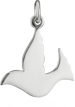 NKlaus Kettenanhänger Friedenstaube Golubica Mira 925 Silber Frieden Hoffnung Amullet 15301