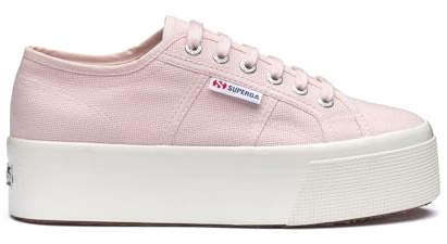 Superga - Unisex 2790 Platform Shoes, Color Pink Ish/F Avorio, Size: 7.5 M US Mens/9 M US Womens