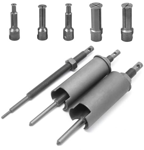 QZQUFJ Set da 8 Pezzi Estrattore Cuscinetti, Estrattore Cuscinetti Interni, Kit Estrattore per Cuscinetti Interni per Moto, per la Rimozione di Estrattori per Cuscinetti Interni
