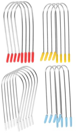 SMASOLO 32 pièces Clips Chauds de Fixation pour Chauffants Lot de U-forme Protection Contre les Brûlures et Dommages Accessoires de Coiffure Sécurisés pour Différents Types de Cheveux